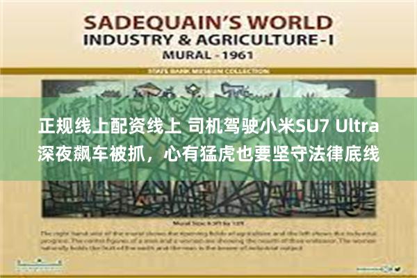正规线上配资线上 司机驾驶小米SU7 Ultra深夜飙车被抓，心有猛虎也要坚守法律底线
